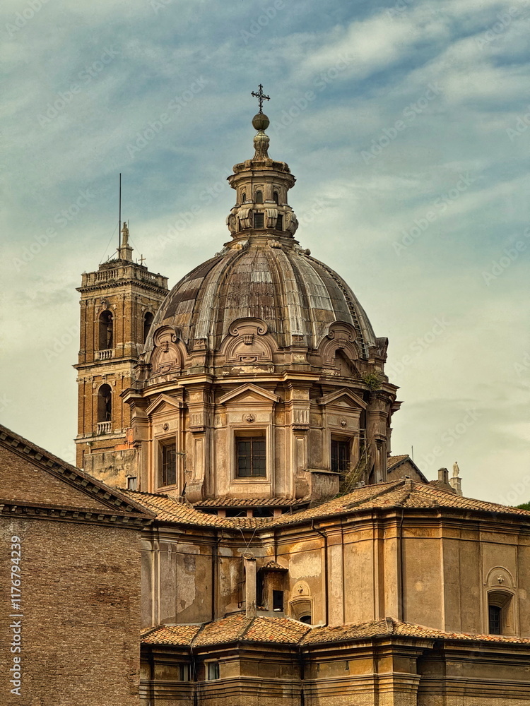 Historic Architecture of a Dome in Rome, Italy Showcases Ancient Design Elements in 2024 Historic Architecture of a Dome in Rome, Italy Showcases Ancient Design Elements in 2024