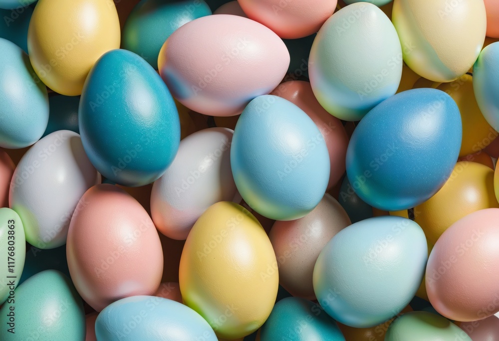 Colorful Easter Eggs Banner Colorful Easter Eggs Banner