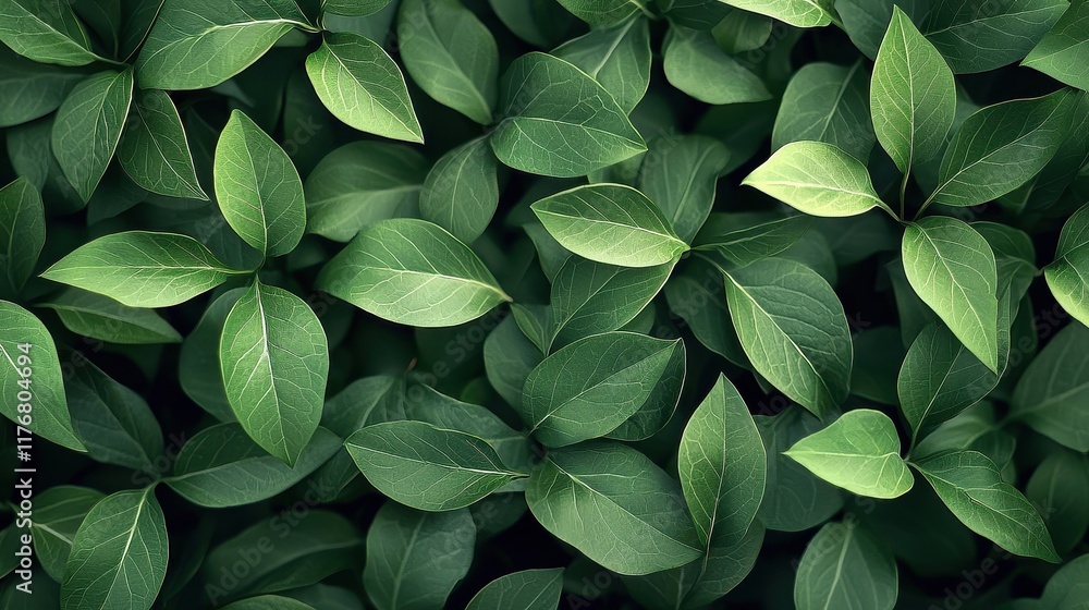 Obraz premium Lush Green Foliage Abundant Leaves Nature