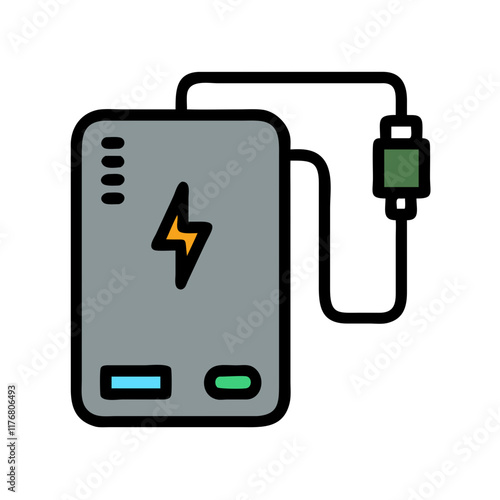 power bank icon design