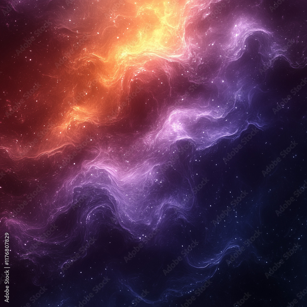 Nebula-inspired cosmic clouds in Future Dusk hues Nebula-inspired cosmic clouds in Future Dusk hues
