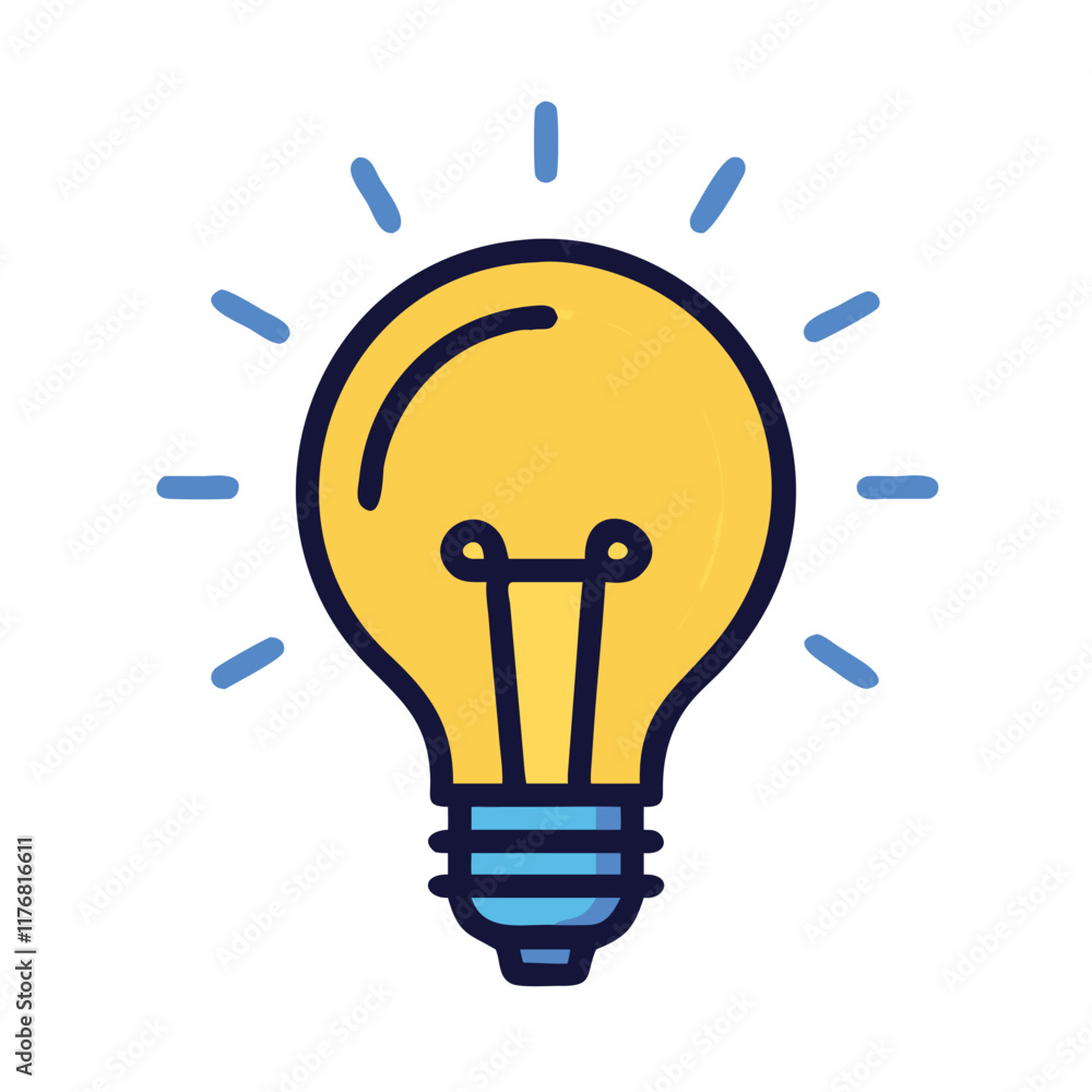 Bright Ideas: Light Bulb Vector for Inspiration and Branding Bright Ideas: Light Bulb Vector for Inspiration and Branding