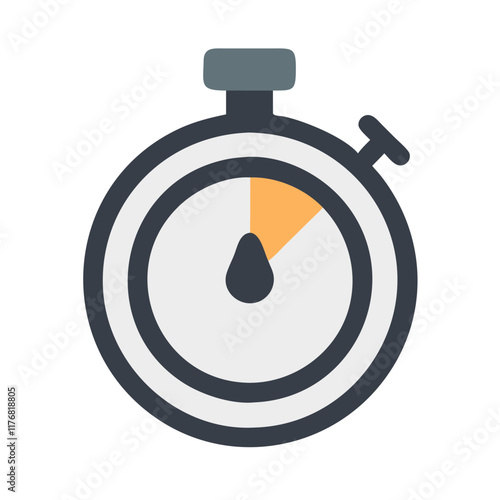 Cuadro en lienzo Free Stopwatch Icon Vector for Download