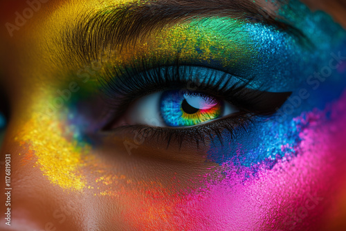 Generative Ai. LGBTQ symbol transgender symbol and rainbow background.

Keywords language: English


