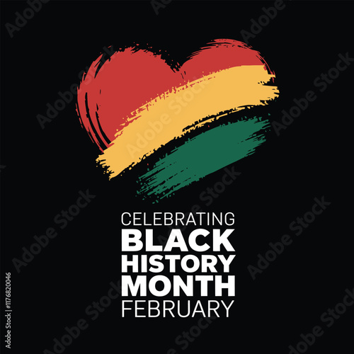 Black history month banner , Celebrating African American History month