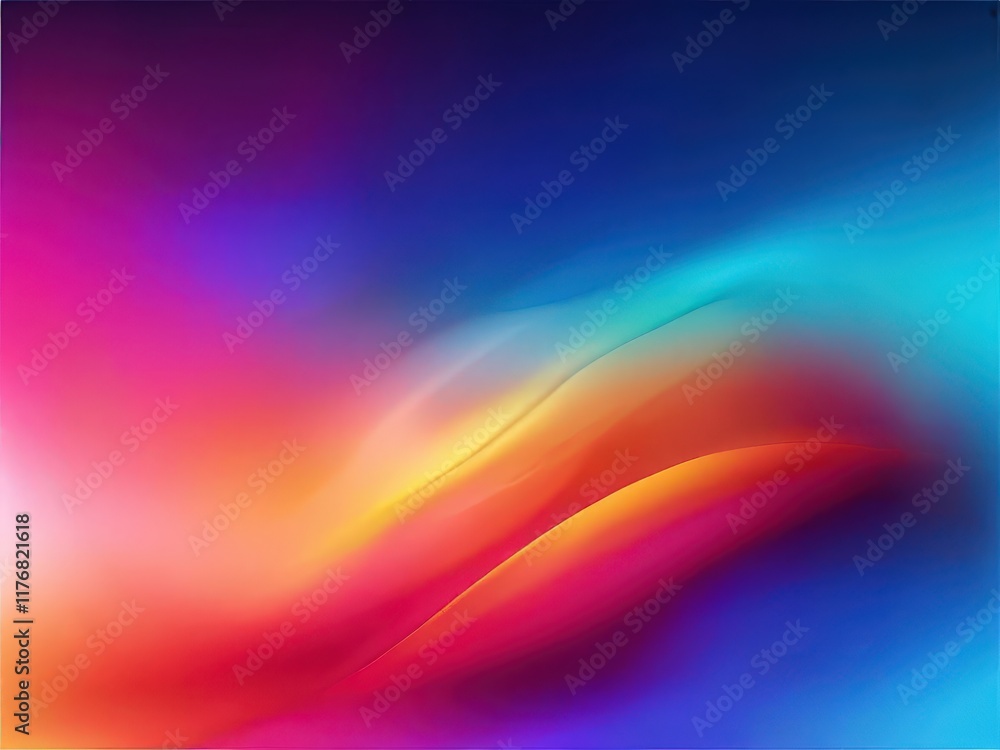 Obraz premium an AI Image Generator, Vibrant Colors Depicting Flowing Artistic Motion