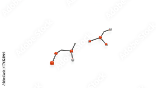 3D image of trestione skeletal formula - molecular chemical structure of synthetic anabolic-androgenic steroid isolated on white background photo