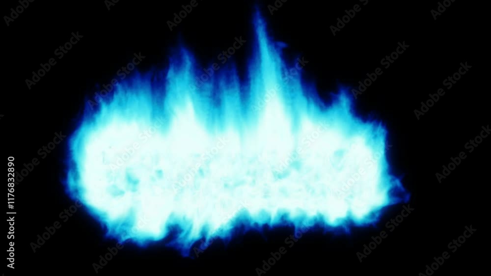 blue fire loop effect animation blue fire loop effect animation
