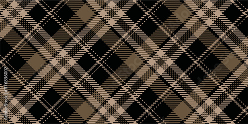 Plaid Gingham, Plaid pattern, seamless Gingham pattern, check textile. Seamless fabric. Seamless gingham, in peach fuzz shades, texture effect. Hand drawn designs for projects, fabrics, decorations or