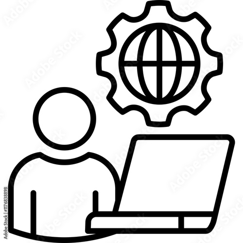 Online Job Icon