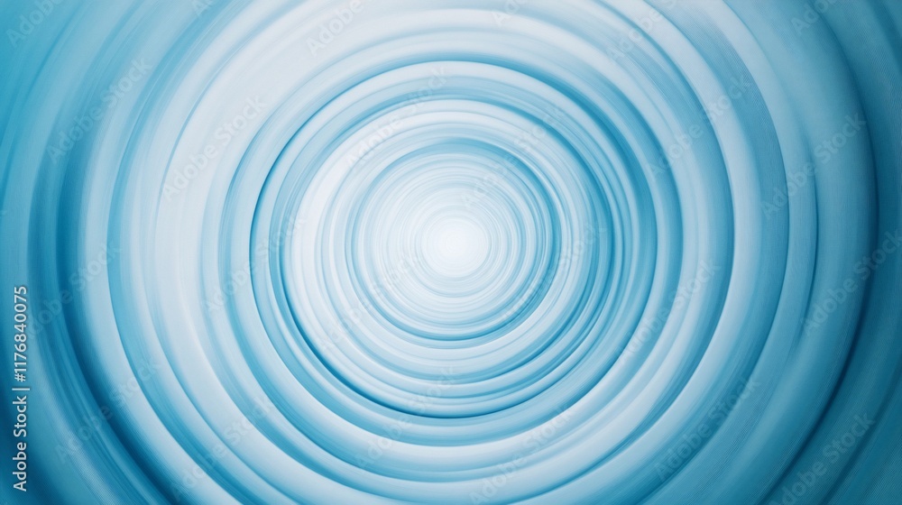 Abstract swirling blue concentric circles, hypnotic vortex. Abstract swirling blue concentric circles, hypnotic vortex.