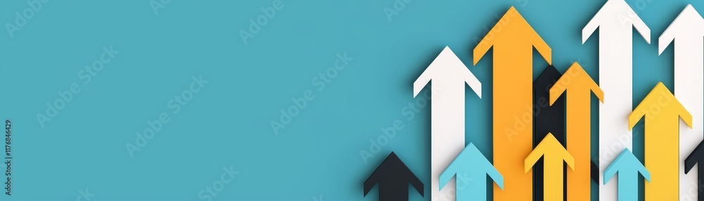 Tax evasion concept. Colorful arrows pointing upward against a blue background. Tax evasion concept. Colorful arrows pointing upward against a blue background.