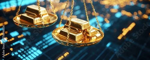 Golden Scales of Justice Ba...