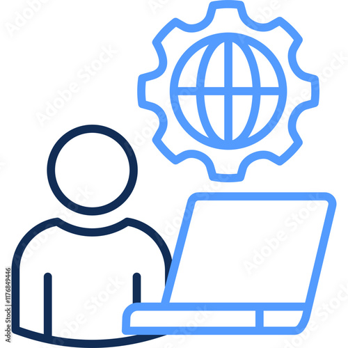 Online Job Icon