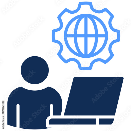 Online Job Icon