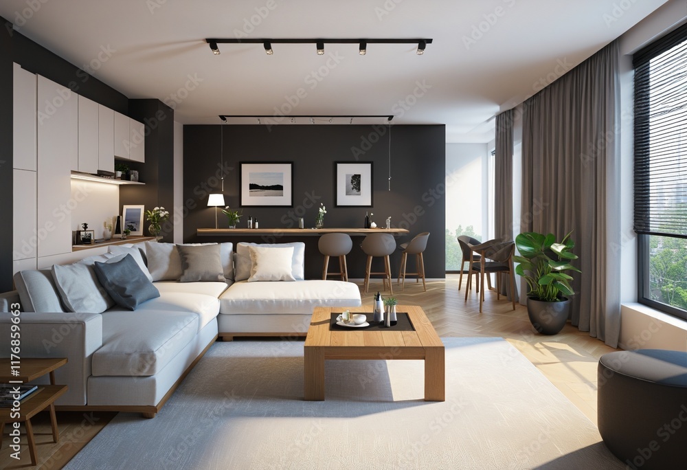 Empty and Modern Interior Design Space Empty and Modern Interior Design Space