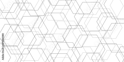 Abstract background with hexagons pettern. Abstract hexagon polygonal pattern background vector.overlapping hexagon pattern abstract futuristic background design. data concept,poster, flyer, wallpaper