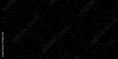 Abstract background with hexagons pettern. Abstract hexagon polygonal pattern background vector.overlapping hexagon pattern abstract futuristic background design. data concept,poster, flyer, wallpaper