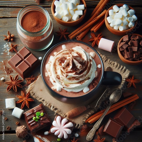 206 Create rich and indulgent hot chocolate from scratch experim photo