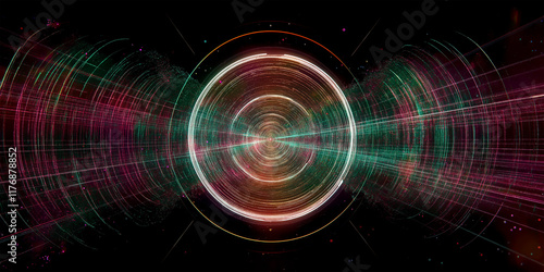 Central Singularity of Energy Flow: Concentric Layers of Radiant Power in a Quantum Perspective