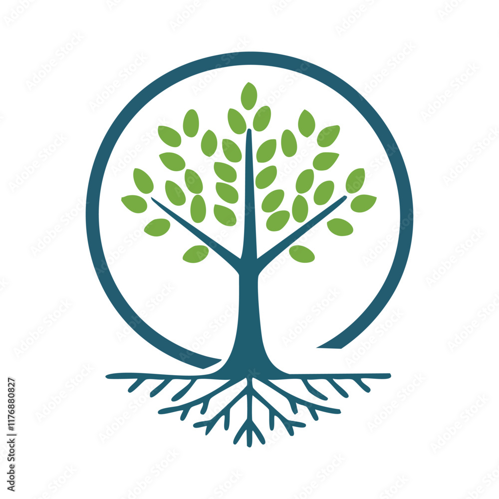 Tree Vector illustration for print Tree Vector illustration for print