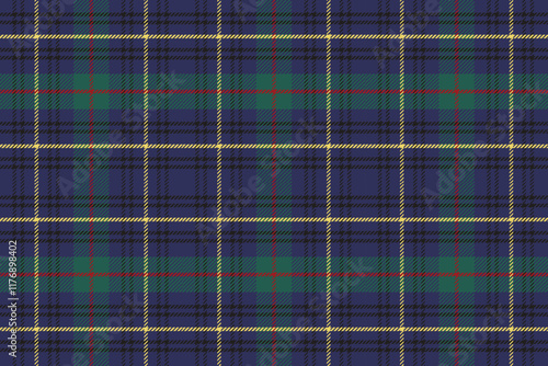 blue green and yellow red line plaid pattern 