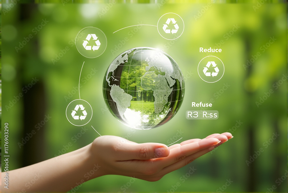 Environmental Technology Concept: Resource Recycling and Green Tech for Sustainable Development Goals (SDGs) Environmental Technology Concept: Resource Recycling and Green Tech for Sustainable Development Goals (SDGs)