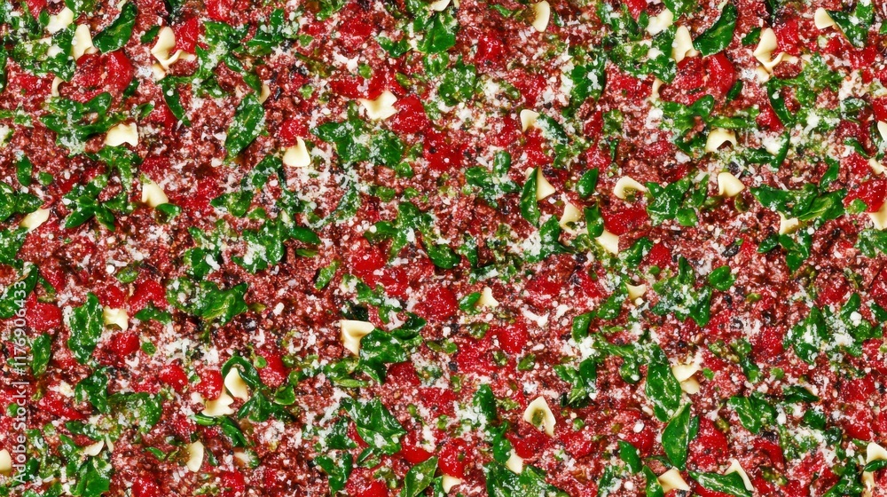 A Feast for the Eyes: Vibrant Italian Pasta Dish with Spinach and Ground Meat A Feast for the Eyes: Vibrant Italian Pasta Dish with Spinach and Ground Meat