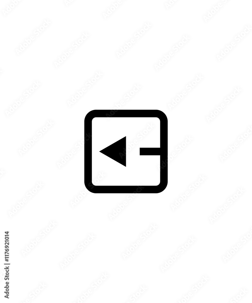 illustration of Sign Out black lines on a white background illustration of Sign Out black lines on a white background