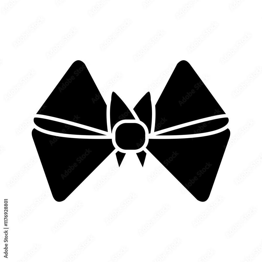 Ribbon bow icon vector. Bow illustration sign. Hair bow symbol. Ribbon logo. Ribbon bow icon vector. Bow illustration sign. Hair bow symbol. Ribbon logo.