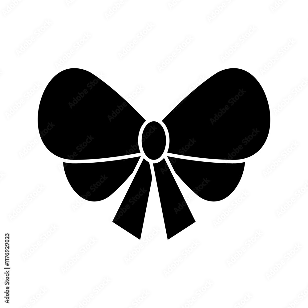 Ribbon bow icon vector. Bow illustration sign. Hair bow symbol. Ribbon logo. Ribbon bow icon vector. Bow illustration sign. Hair bow symbol. Ribbon logo.