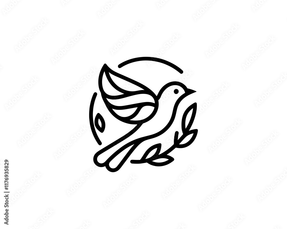 Bird Logo Design Vector Illustration. Bird Logo Design Vector Illustration.