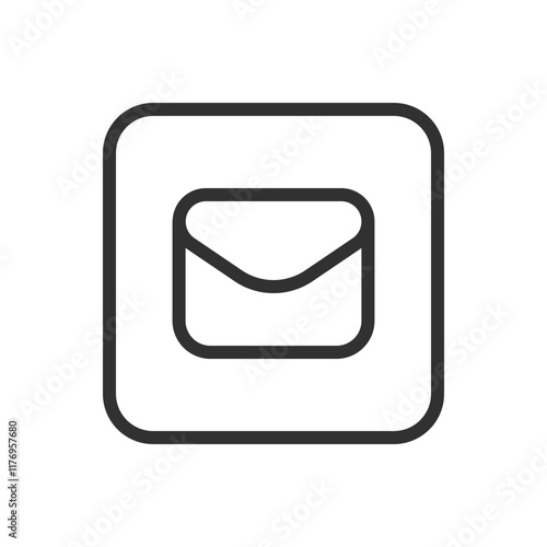 Mail, Email, Letter. Emails icons. Modern, simple flat vector illustration for web site or mobile app