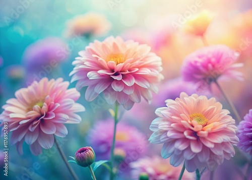 Pastel Bloom: Soft Focus Floral Photography, Trending Fashion Colors photo