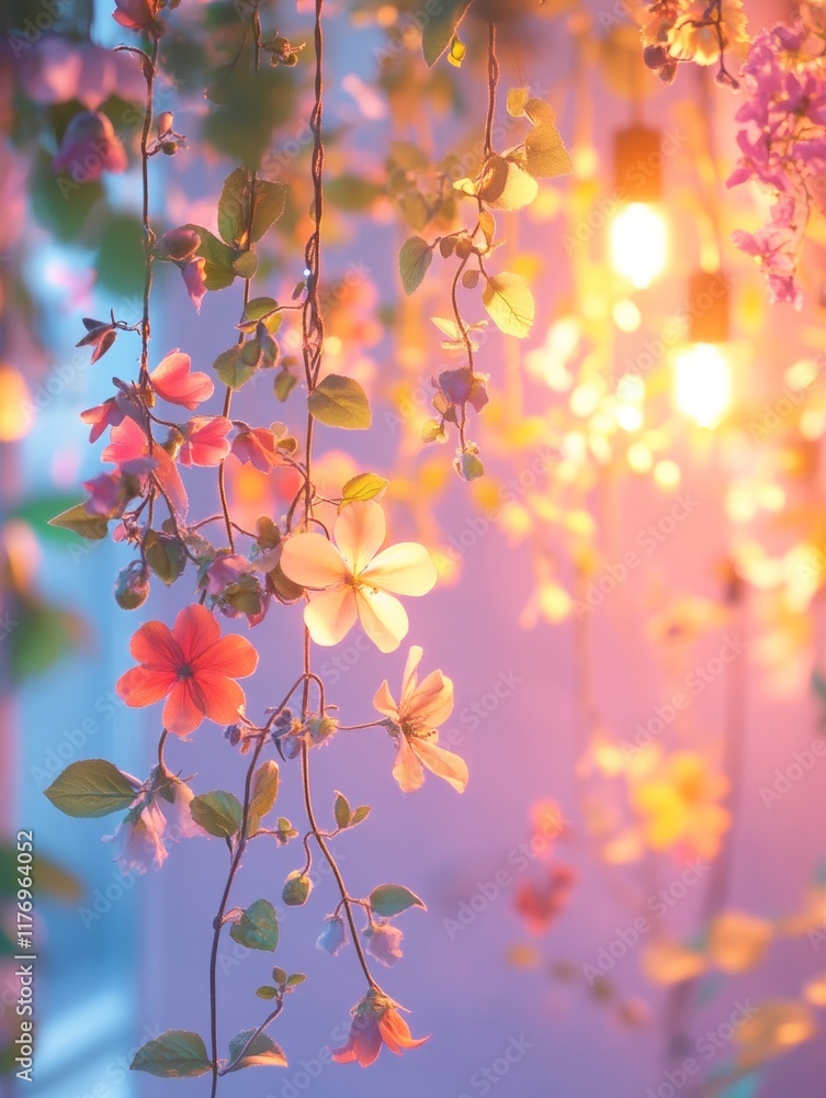 Surreal Floral Illuminations Pastel Tranquility in Wellness Spaces Surreal Floral Illuminations Pastel Tranquility in Wellness Spaces