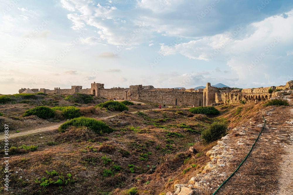 Outer Walls and Pathways of Methoni Fortress Outer Walls and Pathways of Methoni Fortress