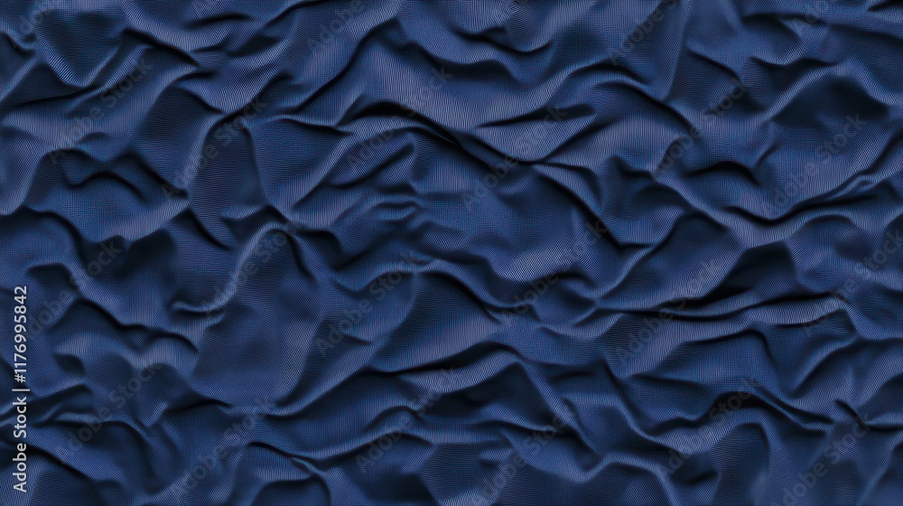 Fototapeta premium Stunning Dark Blue Fabric Texture Design