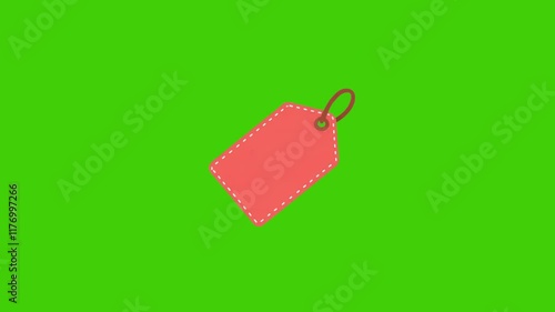price tag icon on green background