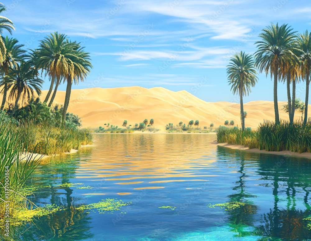 Oasis in Desert Oasis in Desert