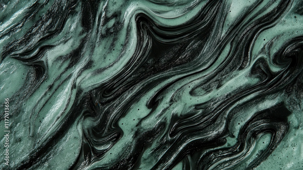 Obraz premium Stunning Abstract Fluid Art with Intricate Color Transitions
