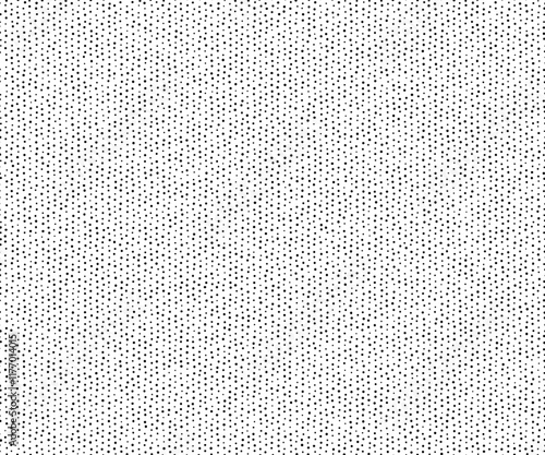 Subtle halftone vector texture. Monochrome random splattered background