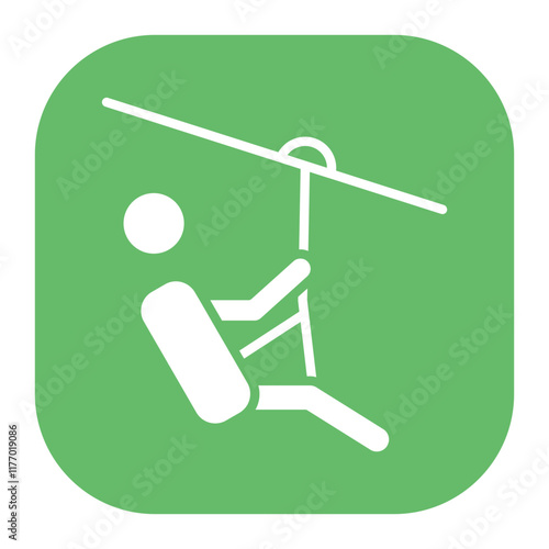 Zip Line Icon
