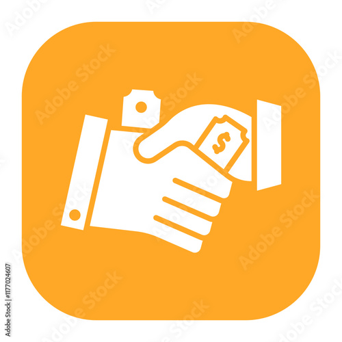 Unethical Handshake Icon