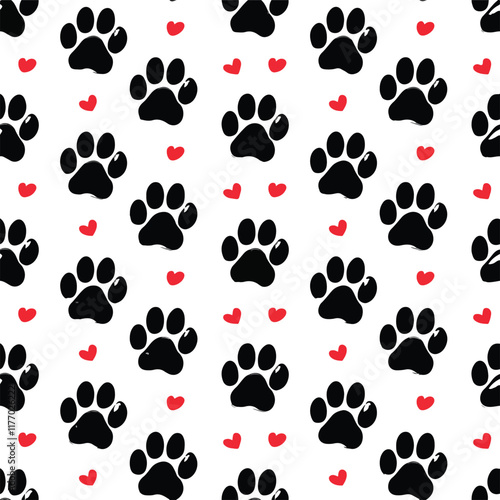 seamless pattern with skulls