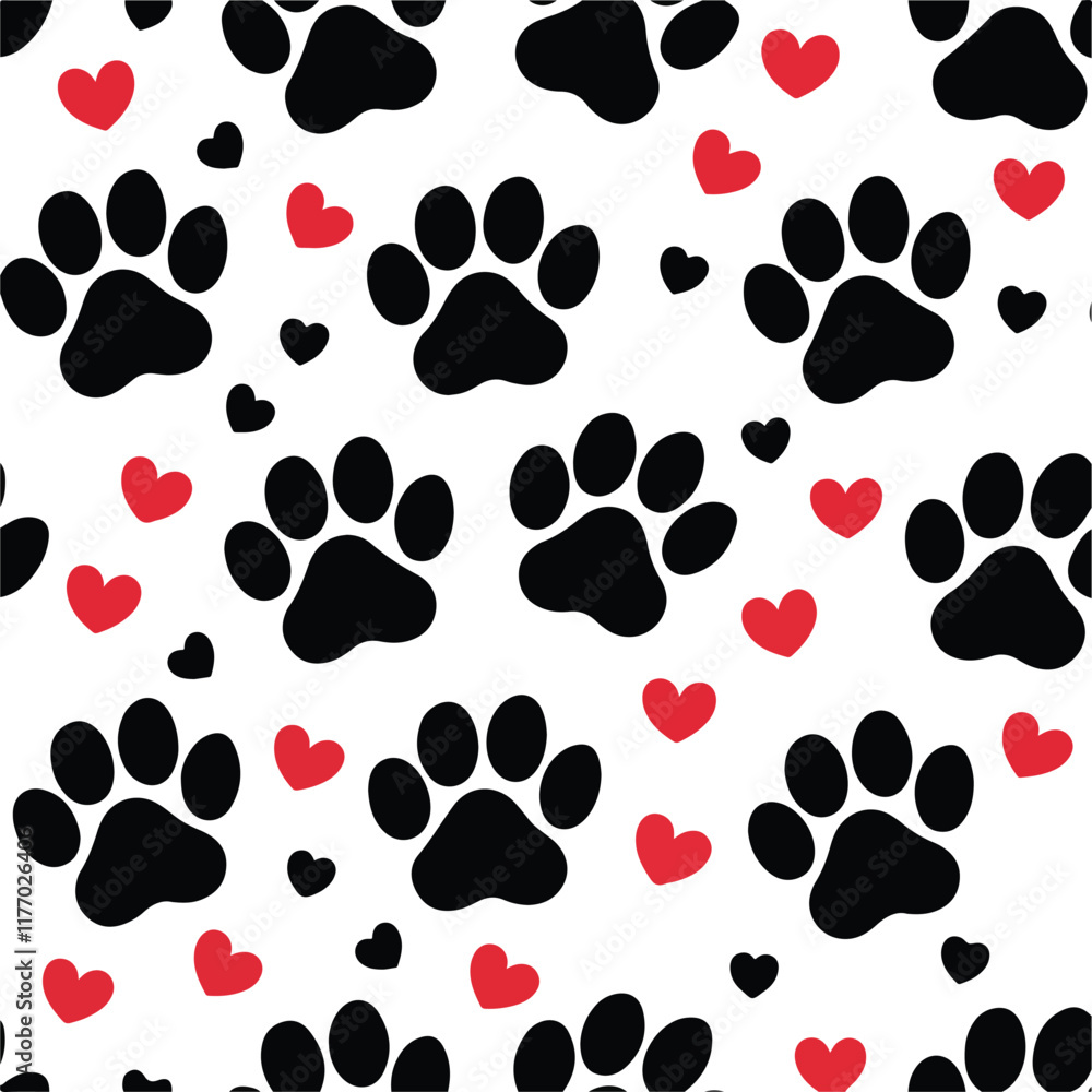 Fototapeta premium seamless pattern with cats