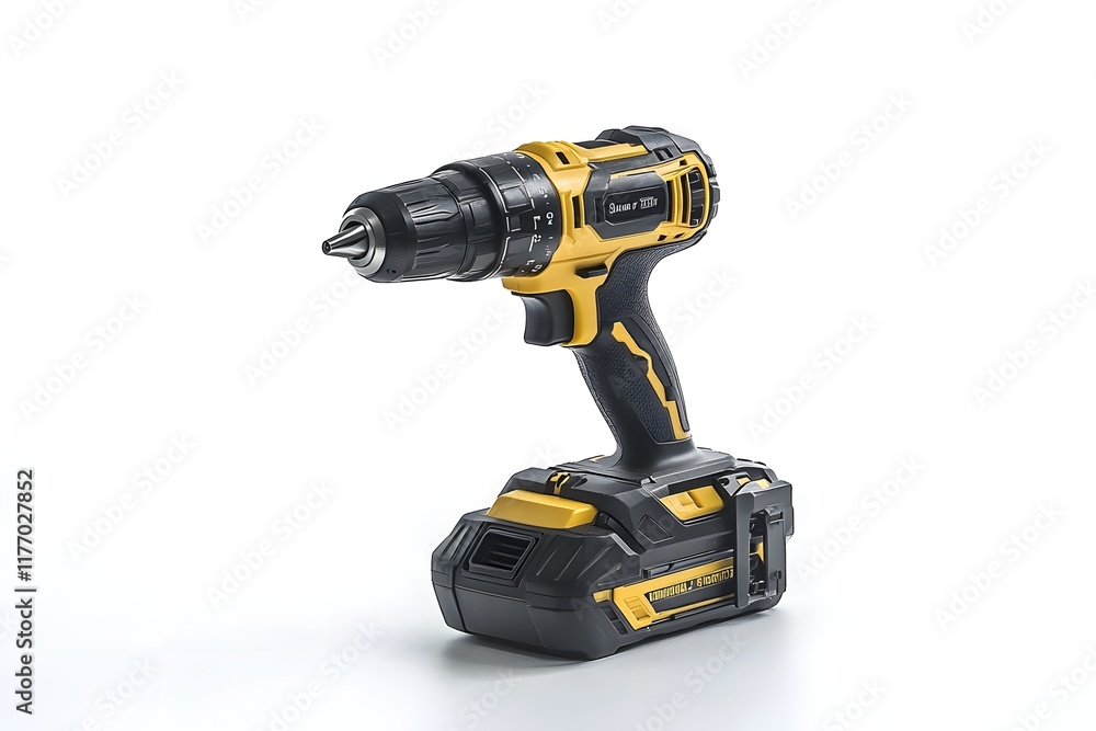 Obraz premium Cordless Drill: Power Tool Features & Uses