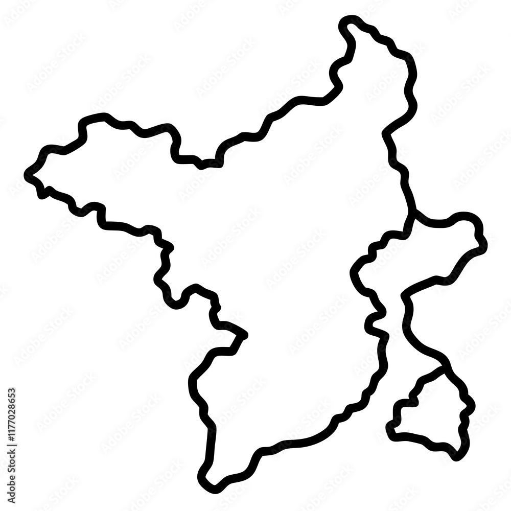 Obraz premium Abstract Map Line Patterns for Vector Art