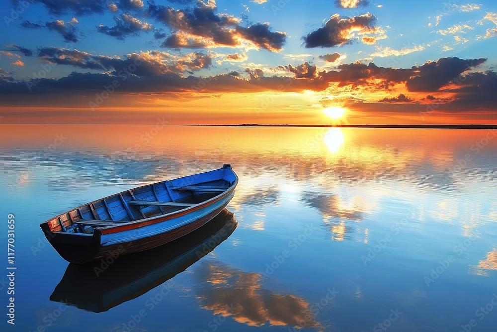 Gorgeous Peaceful Sunset over lake
Gorgeous Peaceful Sunset over lake