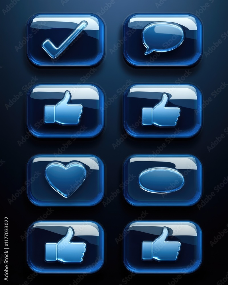 Thumbs Up Icon: Symbolizing Approval for Blog Engagement in Vibrant Blue Colors Thumbs Up Icon: Symbolizing Approval for Blog Engagement in Vibrant Blue Colors