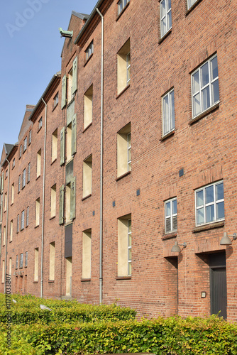 Wallpaper Mural Red brick building in Copenhagen. Danish architectural design. Torontodigital.ca